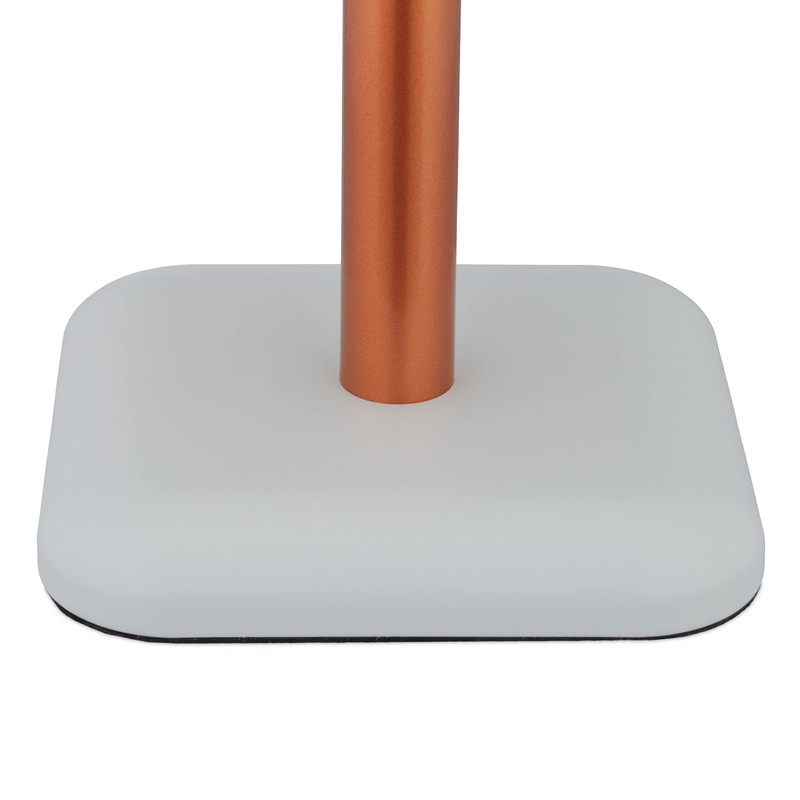 Relaxdays Standing Kitchen Roll Holder, Stainless Steel, Paper Roll Holder