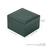 Oirlv H17308 Watch Case, PU Leather, Mini Portable, Watch Storage