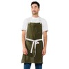 Caldo Linen Kitchen Apron for Cooking- Mens and Womens Linen