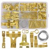 Picture Hangers Kit, 220 Pcs Wall Picture Hanging Kit,Picture Metal