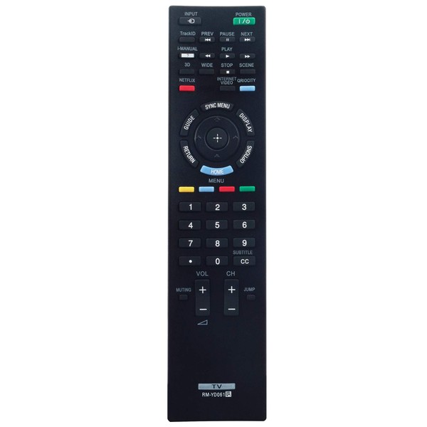 RM-YD061 Replacement Remote Control fit for Sony Bravia TV KDL-32EX720
