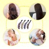 4 Pack Large Elegant Rhinestone Banana Hair Clips for Girls
