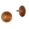 1 1/2 Inch, Round Hammered Clavos, Solid Copper, Decorative Door