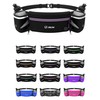 Q-RUN Running Hydration Belt, Purple, Medium 25-33 inches, 10 Oz
