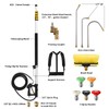 24 FT Telescoping Pressure Washer Wand with Pressure Washer Extension