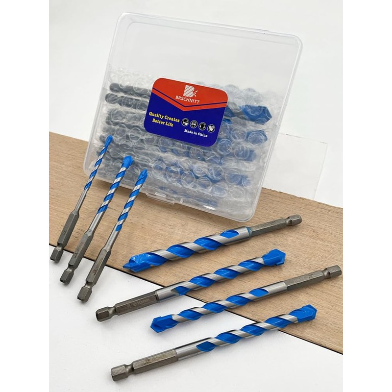 BRSCHNITT Carbide Drill Bit Set - Dry Drill Bit Set