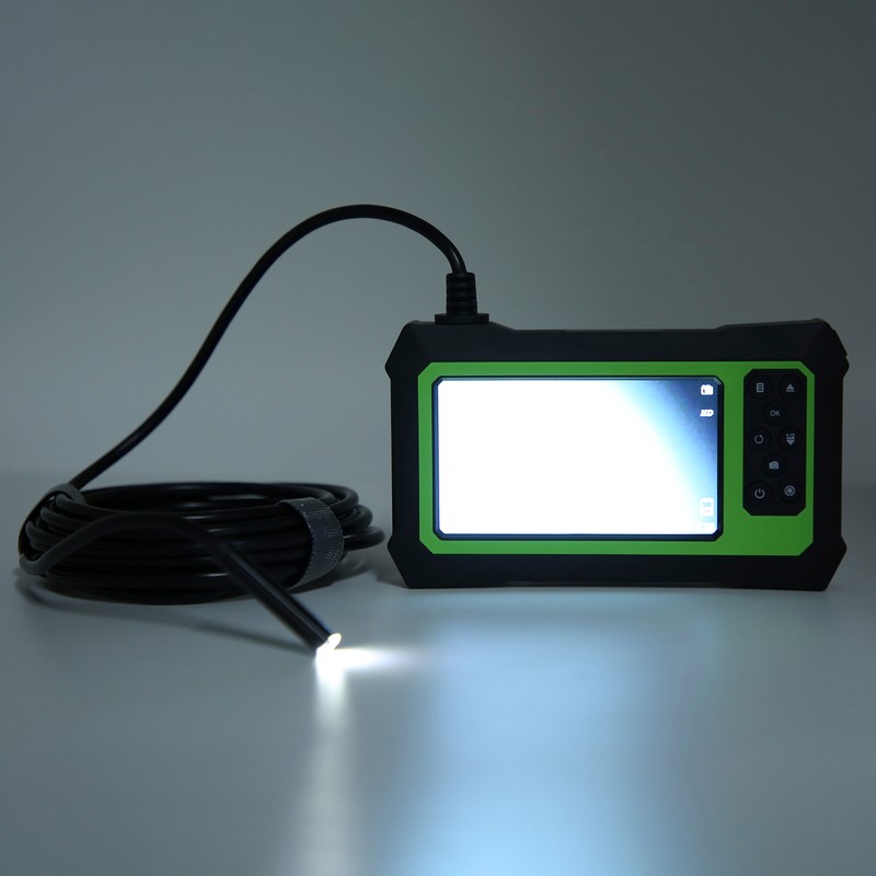 4.3in Digital Inspection Endoscope Camera HD 1080P 8LED IP67 Waterproof