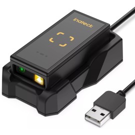 Inateck Mini 1D 2D QR Barcode Scanner Bluetooth Laser Wireless 2.4GHz W/ APP SDK