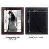 GraduationMall 8x10 Picture Frames, Real Glass, Display Photos for Wall