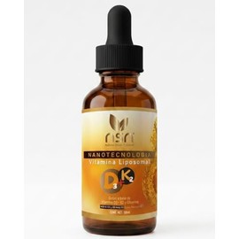 Nsn | Vitamina D3 + K2 Liposomal en Gotas | Nanotecnolog?a de Vitaminas - Formulado por la Dra. Frin? Vel?zquez | 5x Veces M?s Absorbible y Biodisponi