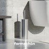 Escobilla de baño de silicona y acero inoxidable SAVEGA con