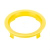 LST 4 x yellow centre spacer rings for alloy wheels,
