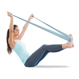 Backbone Banda Elastica para Ejercicio de Resistencia Media B-Flexible Color Azul