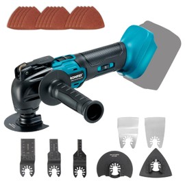 IRONFIST Cordless Oscillating Tool Compatible with MAKITA 18V Battery, Brushless Motor 6 Speed Quick Change Blades, Multi Tool for Cutting Wood, Scraping, Sanding (NO BATTERY)