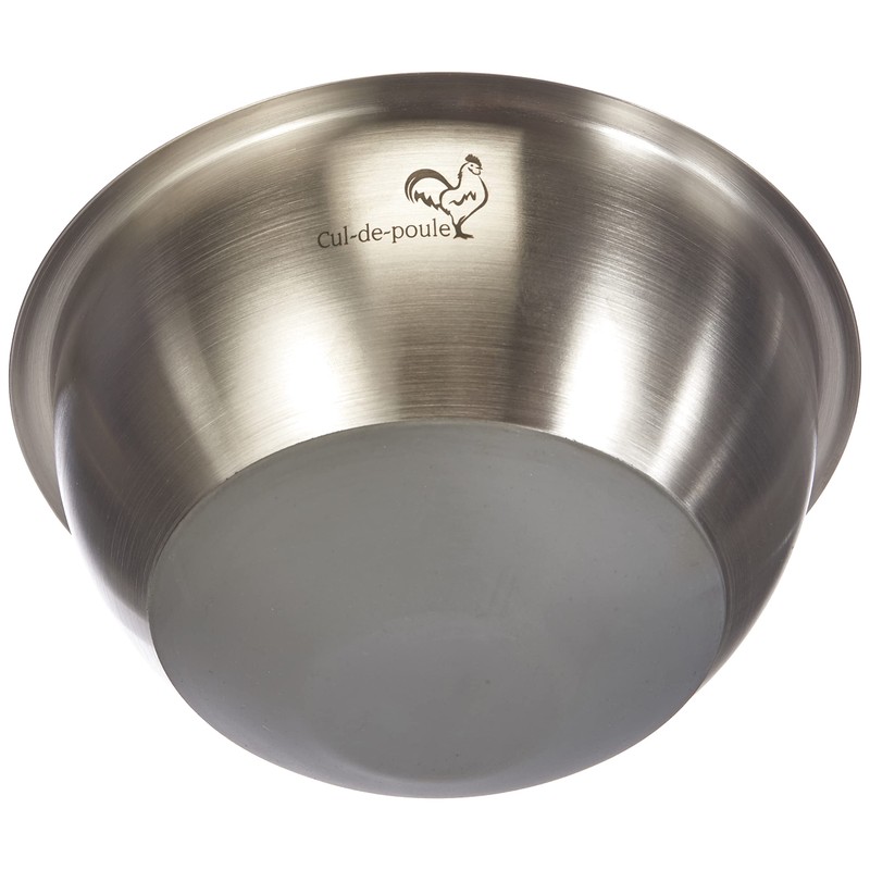 de Buyer - Runde Schlagschüssel mit Silikonboden - 16cm Durchmesser