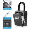 APKOL Key Safe with Shackle Weatherproof, Key Safe 4 Digit