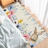 Easter Bunny Kitchen Mats for Floor 2 Piece, Spring Rabbit