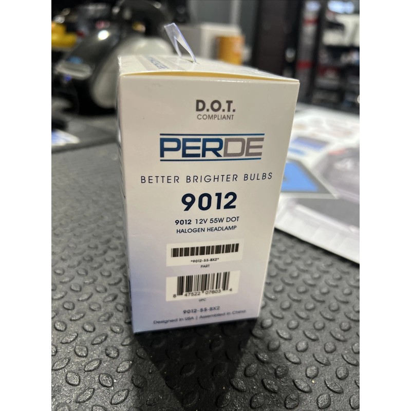 PERDE Solar Series Platinum 9012 Xenon-Enhanced Halogen Bulbs Left &