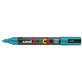 Posca UNI-BALL MARKER PEN PC-5M - EMERALD GREEN - Single Pen