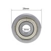 sourcing map 638ZZ Deep Groove Ball Bearings Z2 8mm X