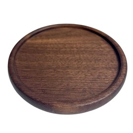 tallnext Tea Cup Coasters Stylish Walnut Tree Set of 4