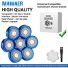 Universal 7 Blades Shaver Replacement Blades Compatible with Freedom Gold