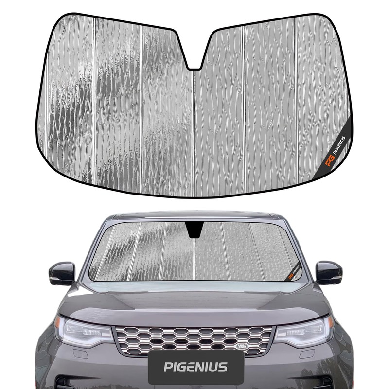 Pigenius Windshield Sun Shade for Land Rover Discovery 2017-2026 Front