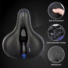 Ergonomic Bicycle Saddle with Gel & Memory Foam - Wide