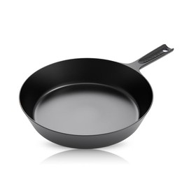 COOKLIFE 10 Inch Lightweight Pre-Seasoned Cast Iron Skillets with Handle Cover - Smooth Polished Surface, Easy to Clean Cast Iron Pan Use in the Oven, on the Stove or Grill, Over a Campfire
