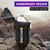 LcFun Waterproof Electric Dual Arc Lighter USB Type C Rechargeable