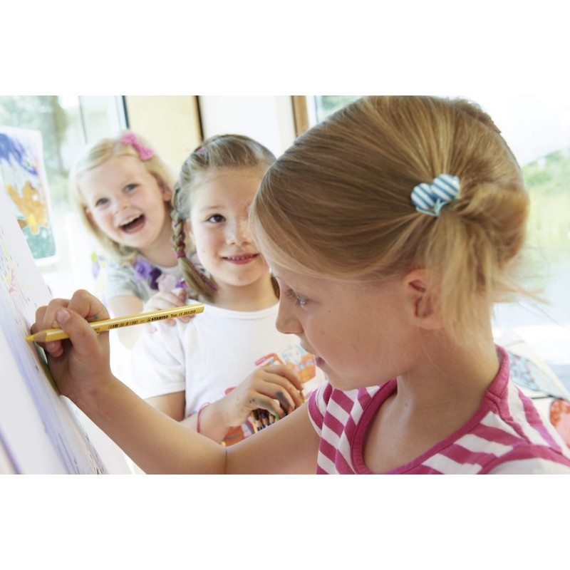 Triangular Colouring Pencil - STABILO Trio thick - Pack of