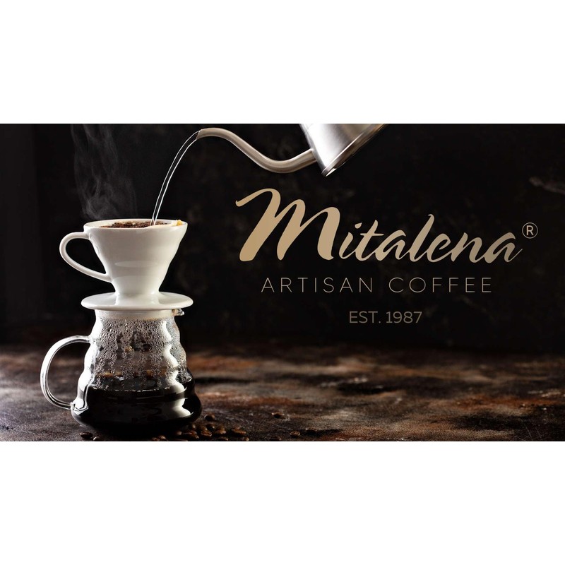 Mitalena French Roast Low Acid Organic Coffee Pods - Dark