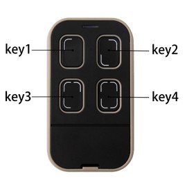 XIHADA Garage Door Remote Universal Gate Remote Control Cloning Homelink Key Fob Programmable Learning 4-Buttons Multi Frequency 280MHZ-868MHZ 2019 Upgraded New Version