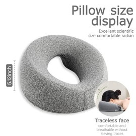 JWTRSVTY Massage Headrest for Bed, Massage Pillow with Front Down Massage Pillow Head Hole Massage Face Cradle Cushion U-shaped Massage Face Cushion for Spa Salon Massage Bed