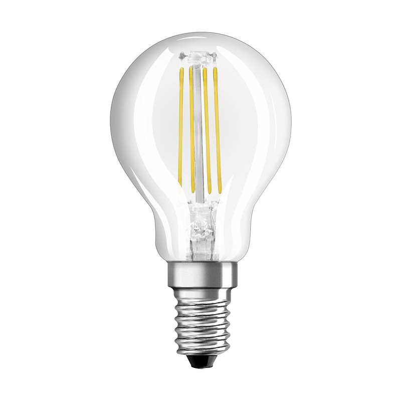 Osram LED Base Classic P Lamp, drop-shaped with E14 socket,