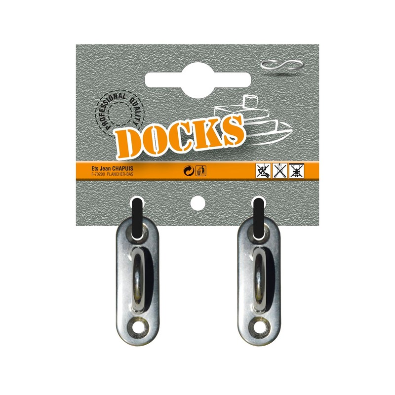 Docks GMAR29 Padeyes Stainless Steel Centre Distance 17 mm Diameter