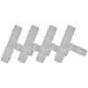 Horiznext T shape plastic (pp polypropylene) 3 way barb fitting