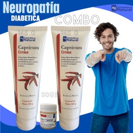 Pack 2 Capsicum Cremas Neuropatia Diabetica Y Árnica 30gr