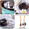 Stainless Steel Double Boiler Pot with Heat Resistant Handle for