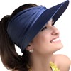 Baynetin Womens Sun Visor Hat Wide Brim UPF 50+ UV