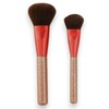 F.A.R.A.H Glitter & Rouge Brush Duo Set with Gold Glitter