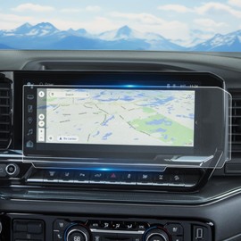 For 2022~2026 Silverado 1500 & 2024~2026 Silverado 2500HD 3500HD (No Buttons on the Screen) Screen Protector 13.4 Inch Matte Anti-Glare Tempered Glass Touchscreen *1 Accessories - No More Fingerprint