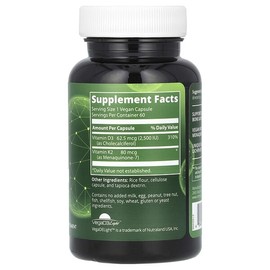 MRM Nutrition, Vegan Vitamin D3 & K2, Veggie Capsules 60 Tablets / MRM Nutrition (MRM 뉴트리션), 비건 비타민D3 & K2, 베지 캡슐 60정