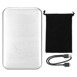 Hard Drive Enclosure 2.5in USB3.0 Support 3TB 5Gbps Transmission Aluminium Alloy Plug and Play HDD Enclosure Silver