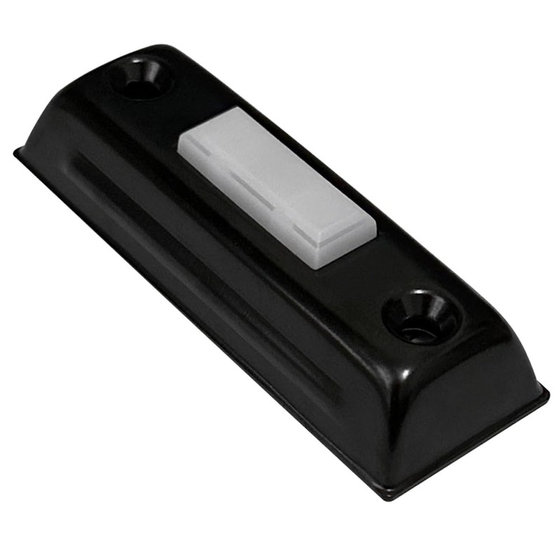 WESUA Metal Doorbell Button With LED lighted Push Switch (black)