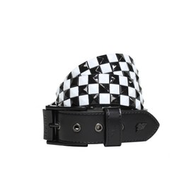 Lowlife Triple S Men's Belt Black/Black/White Small
