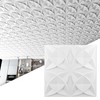 Art3d 12-Pack PVC Drop Ceiling Tiles (48 Sq.Ft), 24"x24" Decorative