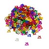 Oblique-Unique® 21st Birthday Anniversary Confetti Colourful Table Decoration Scatter Decoration