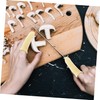 BIUDECO 10pcs Cut Resistant Finger Sleeves Anti-Cut Thumb Covers for