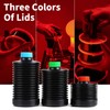 eTone 3X 1000ml Collapsible Darkroom Chemical Storage Bottles Foldable Liquid